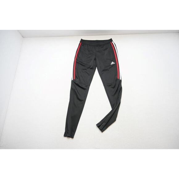 Adidas Soccer Sweat Pants ClimaCool Tapered Striped w/Pockets Womens XS XSmall - Picture 1 of 9